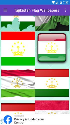 Tajikistan Flag Wallpaper: Fla Ảnh chụp màn hình 2