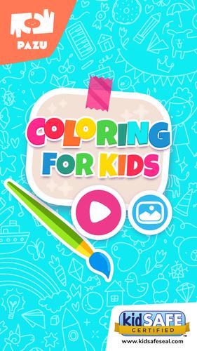 Coloring games for toddlers ภาพหน้าจอ 0