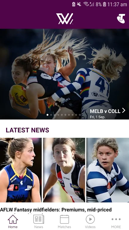 AFLW Official App Capture d'écran 1