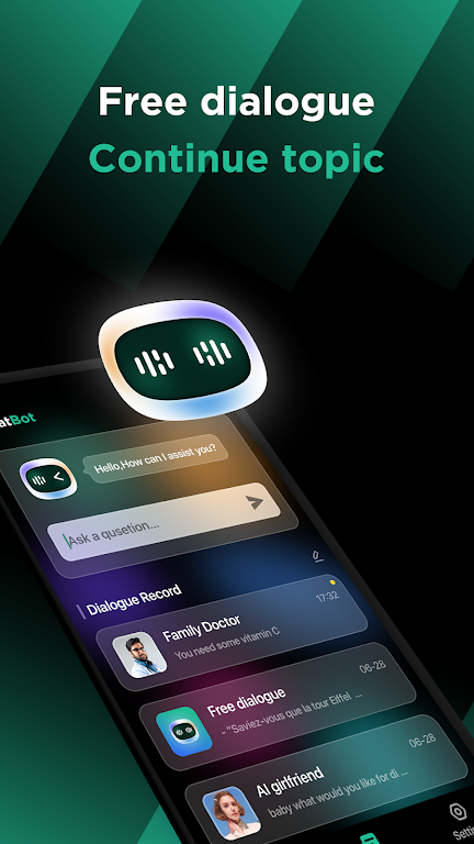 ChatBot – AI Chat Mod Скриншот 1