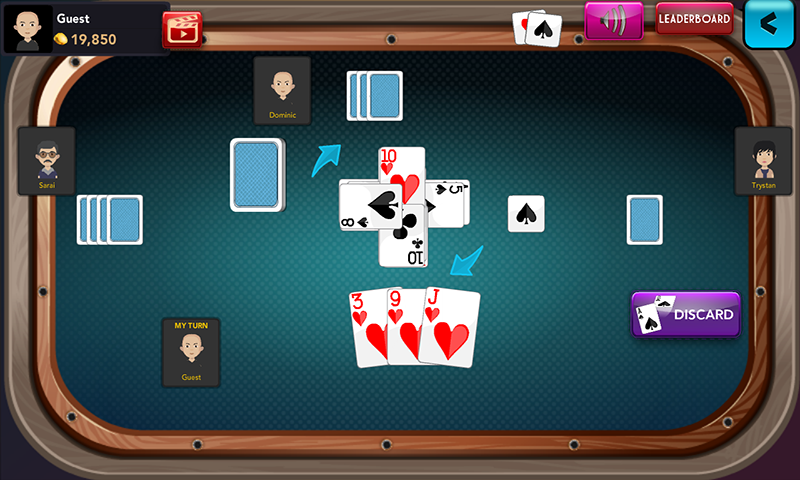 Offline Crazy Eights - Free Card Game ဖန်သားပြင်ဓာတ်ပုံ 3