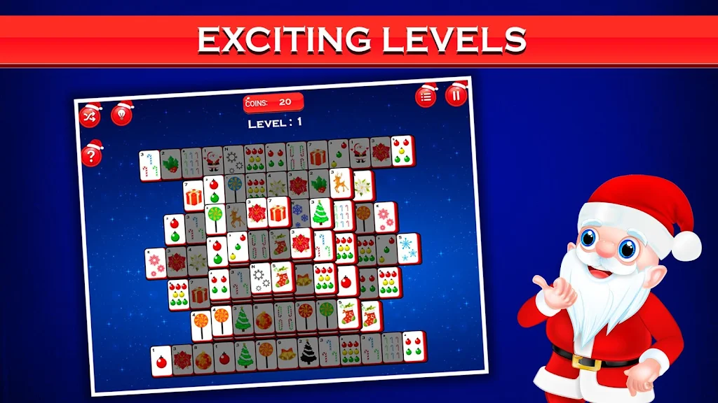 Mahjong Deluxe - Christmas Fun Screenshot 0