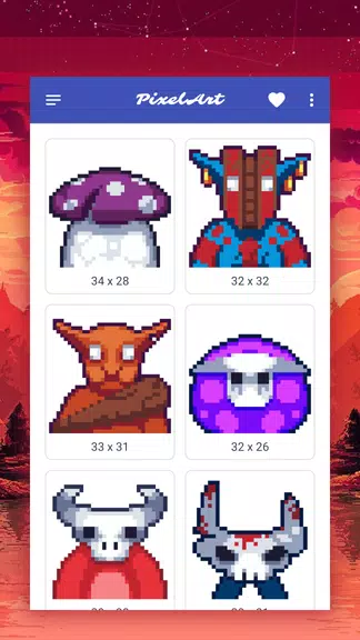 How to draw pixel monsters Скриншот 3