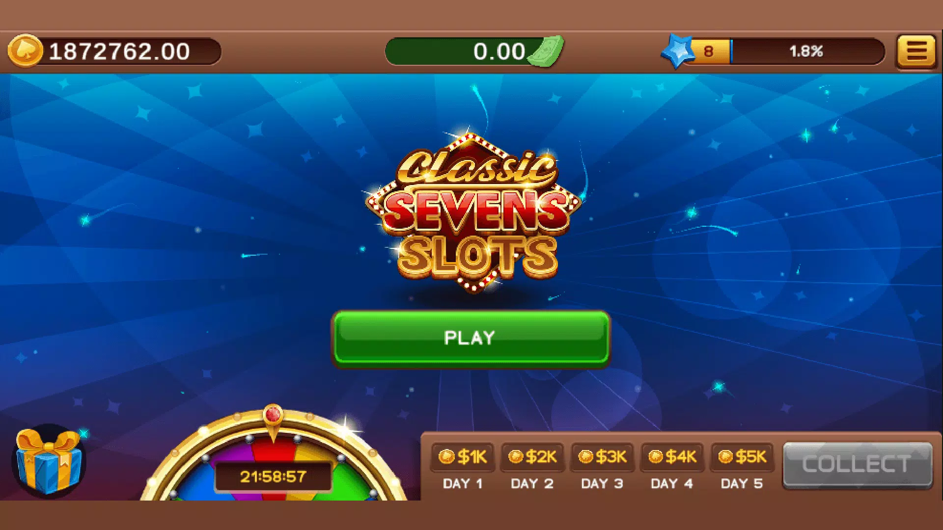 Game Heap - Seven Slots 스크린샷 0