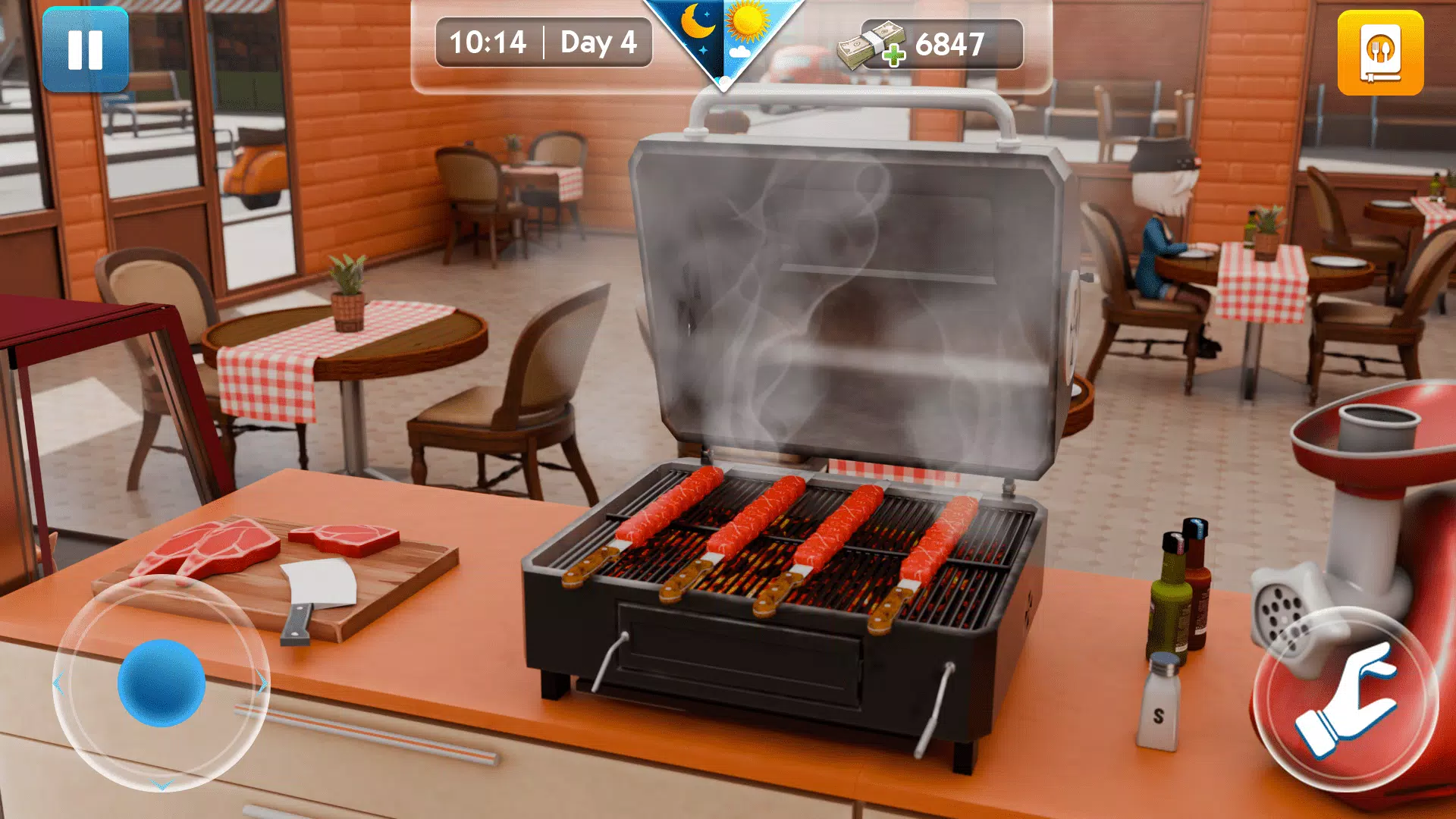Kebab Food Chef Simulator Game स्क्रीनशॉट 0