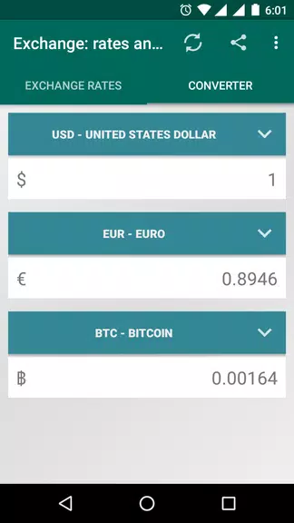 XRT: Exchange rates, converter应用截图第1张