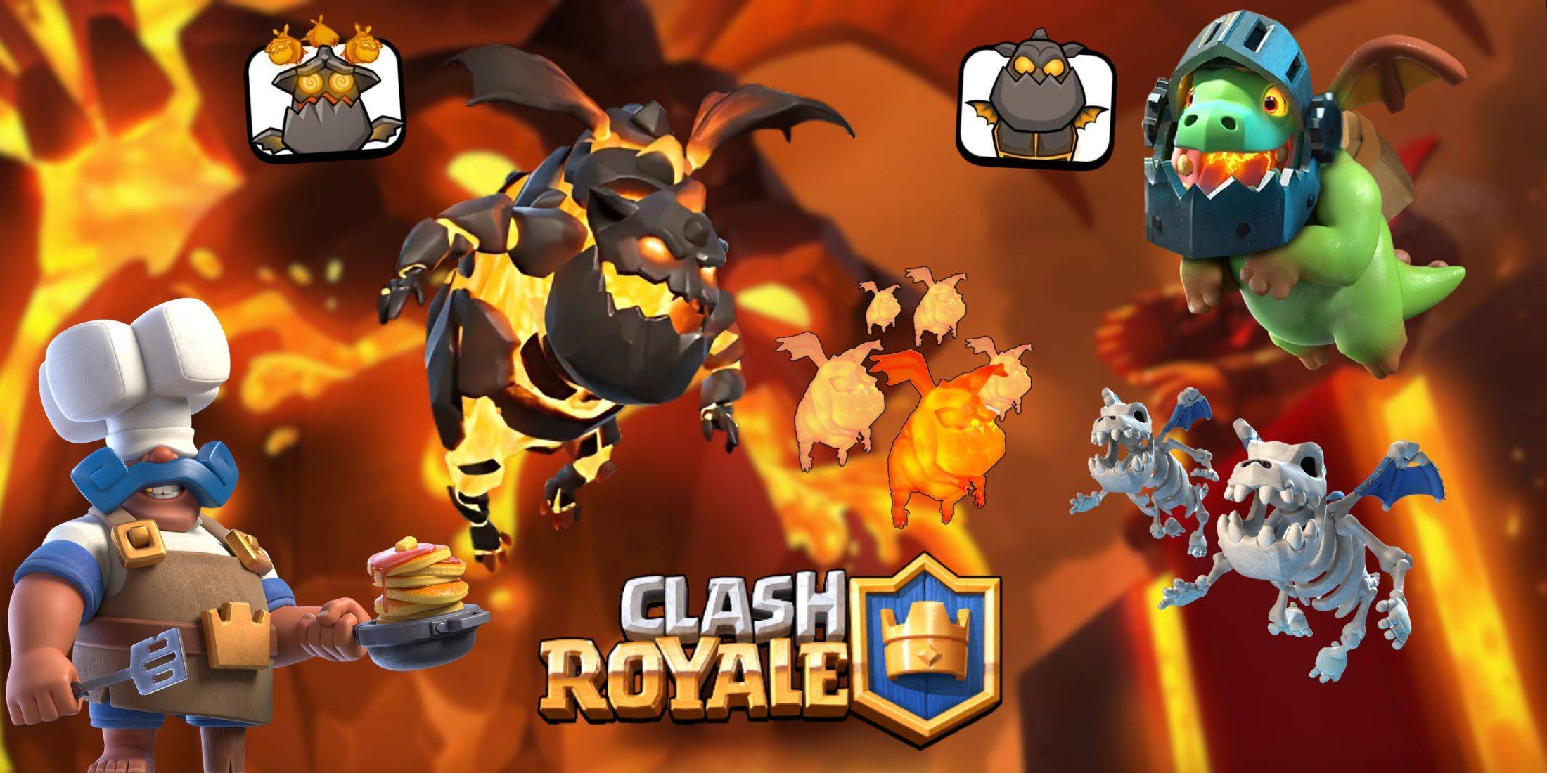 Clash Royale: Pinakamahusay na mga deck ng lava hound