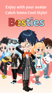 Besties - Make friend & Avatar Screenshot 1