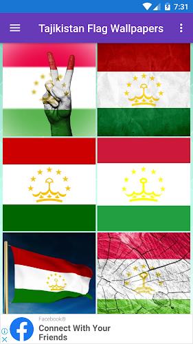 Tajikistan Flag Wallpaper: Fla Ảnh chụp màn hình 0