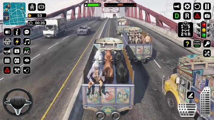 Animal Transport Truck Sim 3D Скриншот 2