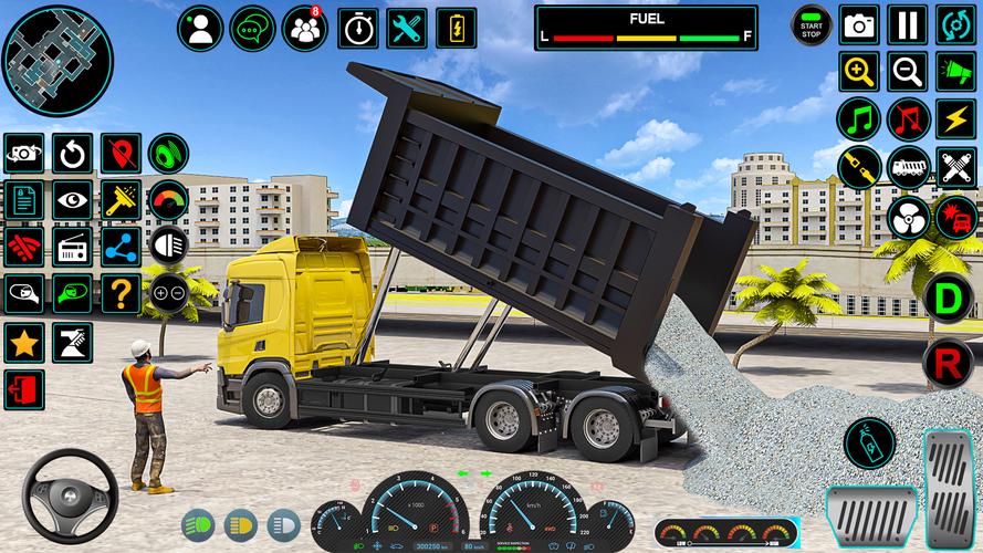 Schermata Car Transport Truck Driver 3D 1