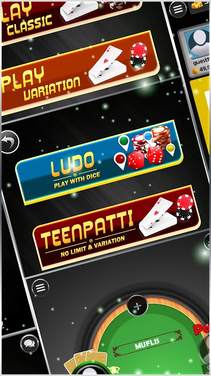 Game Of Clubs Teen Patti (3 Card Poker) and Ludo Screenshot 1