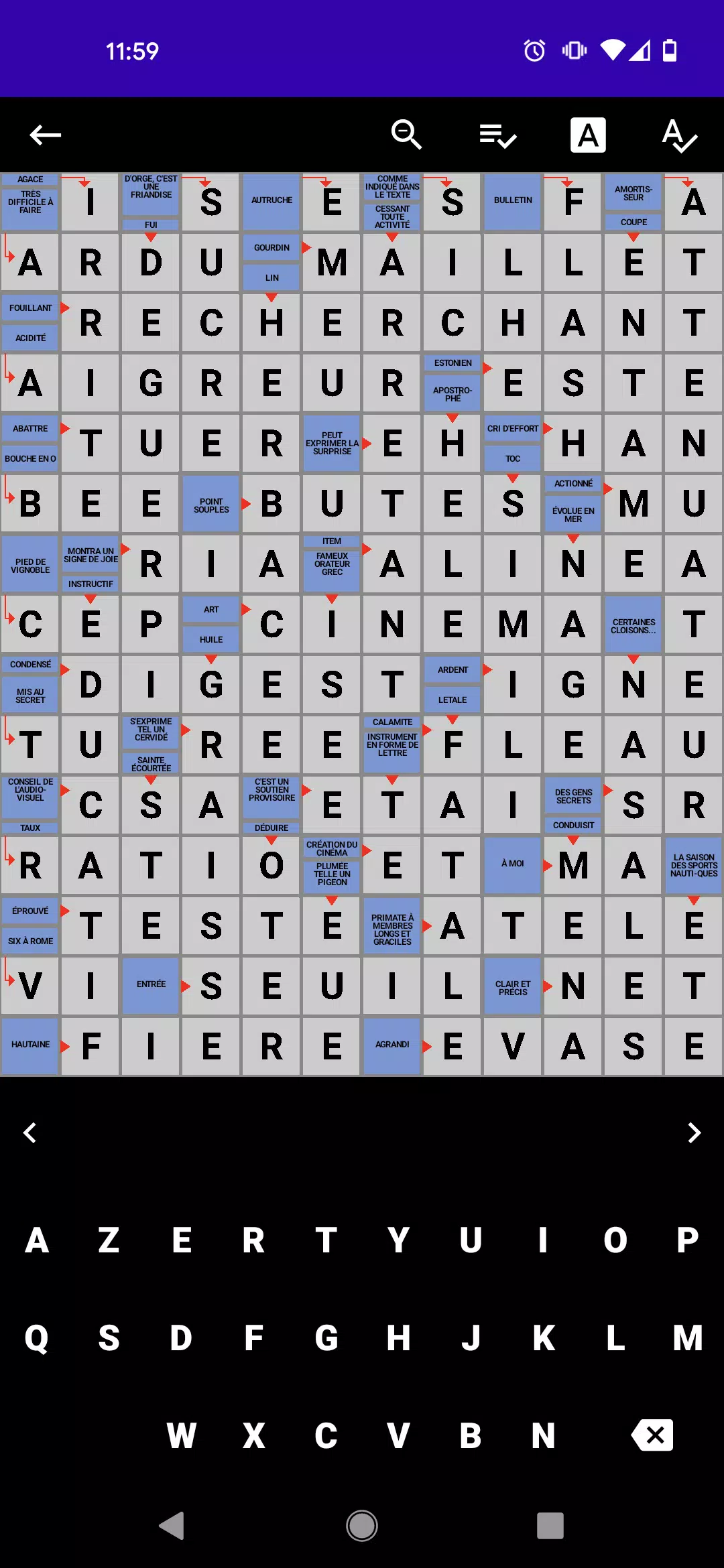 Mots Fléchés Français應用截圖第1張