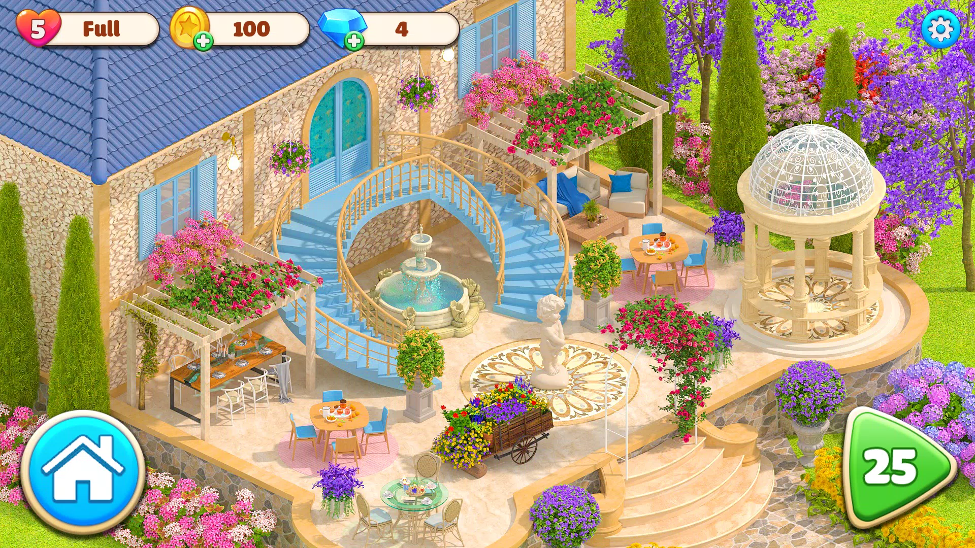 Dream Garden: Makeover Design Captura de pantalla 0