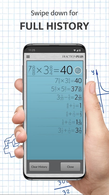 Fraction Calculator Plus স্ক্রিনশট 0