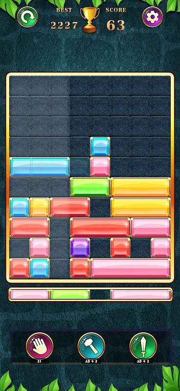 Block Puzzle Jewel Drop Blast Tangkapan skrin 0