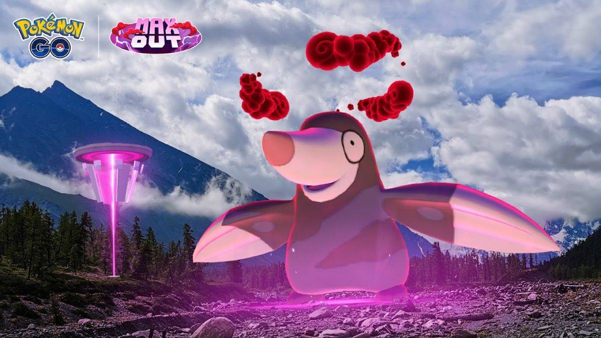 Dynamax drrilbur faz ondas em Pokémon