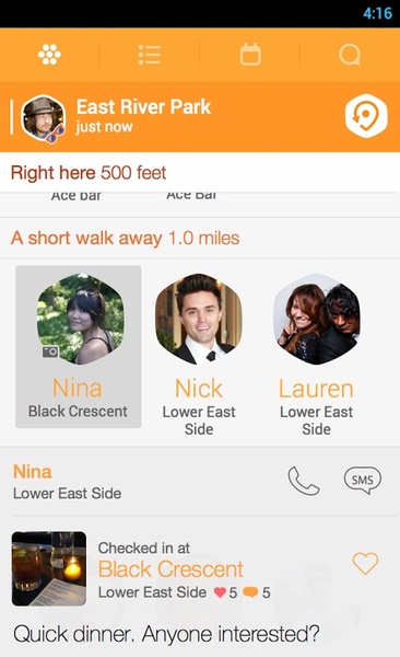 Foursquare Swarm: Check In Screenshot 2