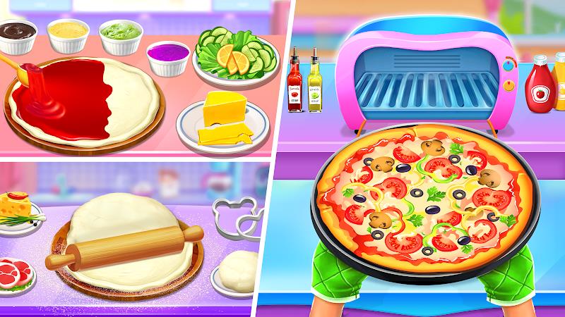 Pizza Maker game-Cooking Games Ảnh chụp màn hình 1