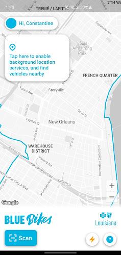 Blue Bikes Nola Schermafbeelding 0