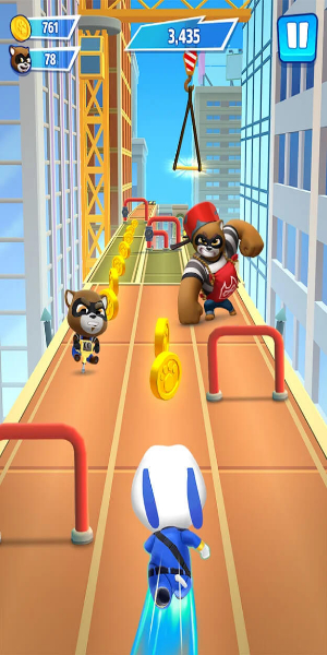 Schermata Talking Tom Hero Dash MOD 1