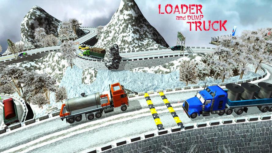 Truck Driving Uphill Simulator Zrzut ekranu 1