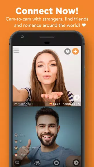 Schermata Camsurf: Chat Random & Flirt 0