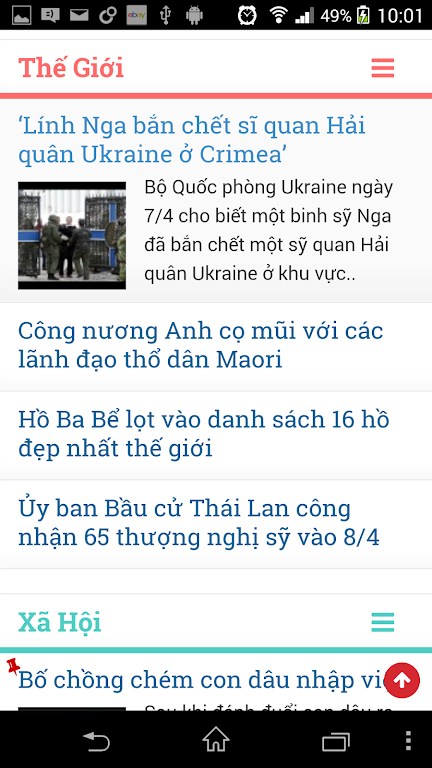 XaLuan Doc Bao Moi Tin Tuc 24h應用截圖第3張