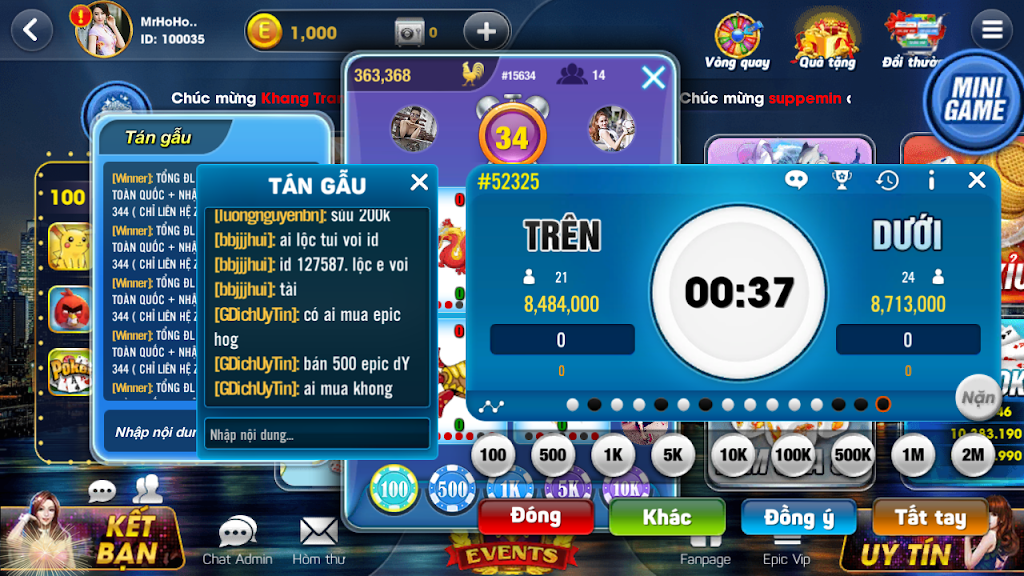 Epic JackPot: Đại gia Game bai Club Capture d'écran 3