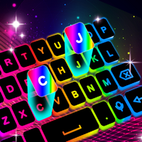 Neon LED Keyboard: RGB & Emoji