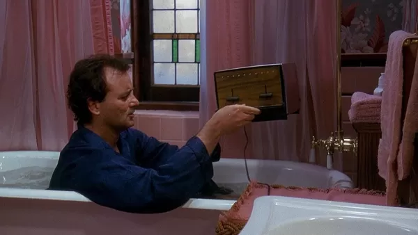 Scène de film comique