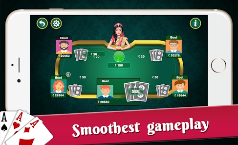 Teen Patti 3 Patti Poker Gam Capture d'écran 0