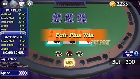 Three Card Poker Texas Holdem Screenshot 3