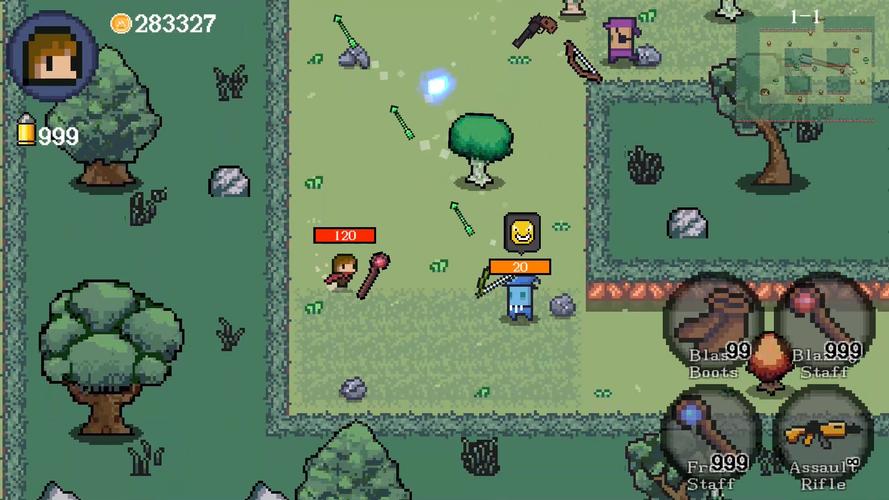 Tiny Warrior - Pixel Gun Capture d'écran 0