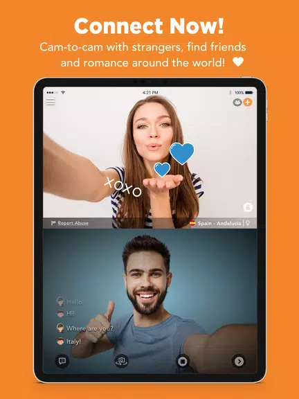 Schermata Camsurf: Chat Random & Flirt 3