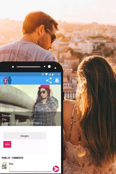 Teen Chat Room: Teen Dating App - Meet Teenagers Capture d'écran 0