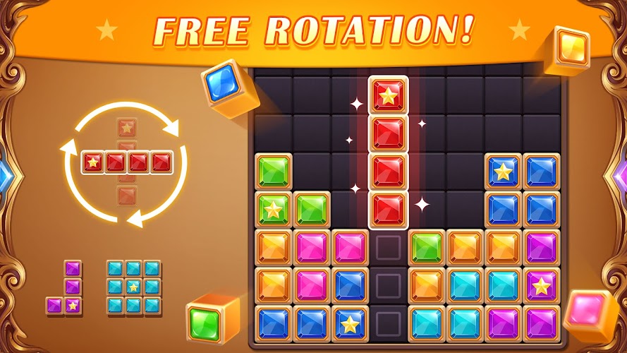 Block Puzzle: Diamond Star ภาพหน้าจอ 1