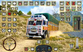 Indian Truck Offroad Cargo 3D Tangkapan skrin 1