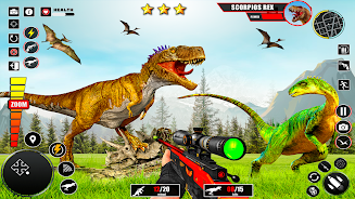 Animal Hunter:Dino Shooting Capture d'écran 0