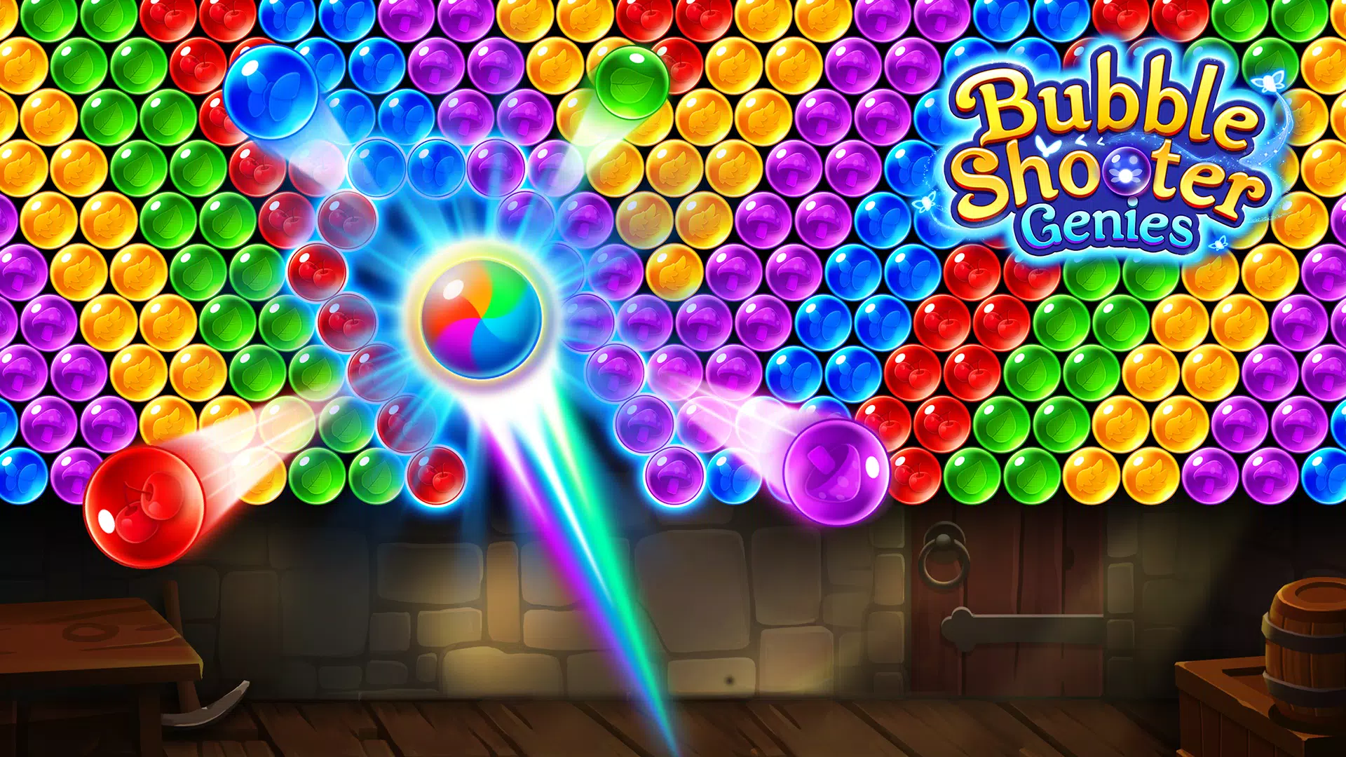 Bubble Shooter Genies Captura de pantalla 2