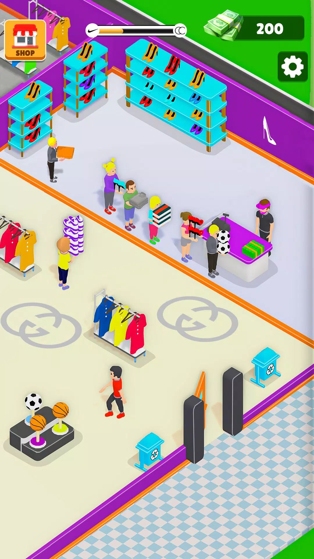 Outlet Store 3d – Tycoon Game应用截图第3张