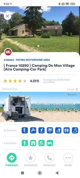 park4night - camping car,van Capture d'écran 3