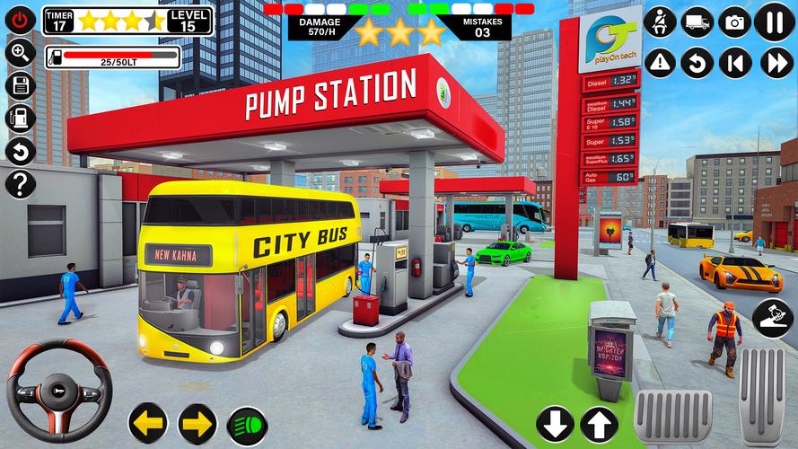 Passenger Bus Driving Games 3D Ảnh chụp màn hình 2