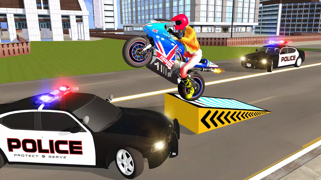 Police Car Vs Theft Bike ภาพหน้าจอ 2