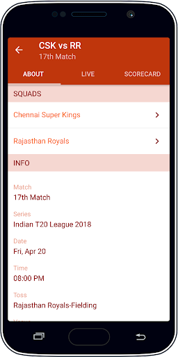 Live Cricket Score & News Ekran Görüntüsü 3