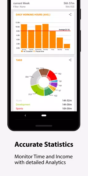 Timesheet - Zeiterfassung Screenshot 2