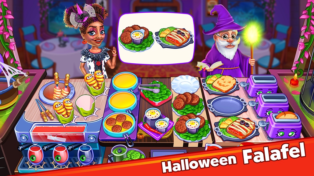 Halloween Madness Cooking Game Tangkapan skrin 1