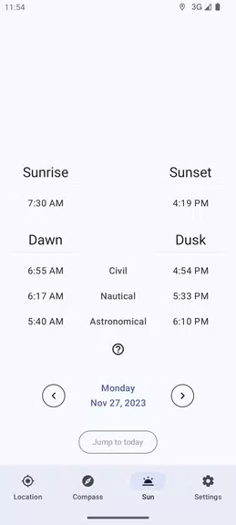 Positional GPS, Compass, Solar Schermafbeelding 2