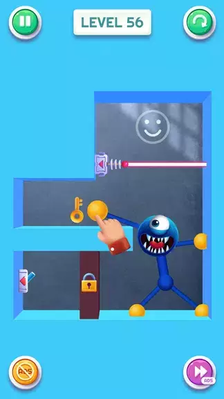 Blue Monster: Stretch Game 스크린샷 1