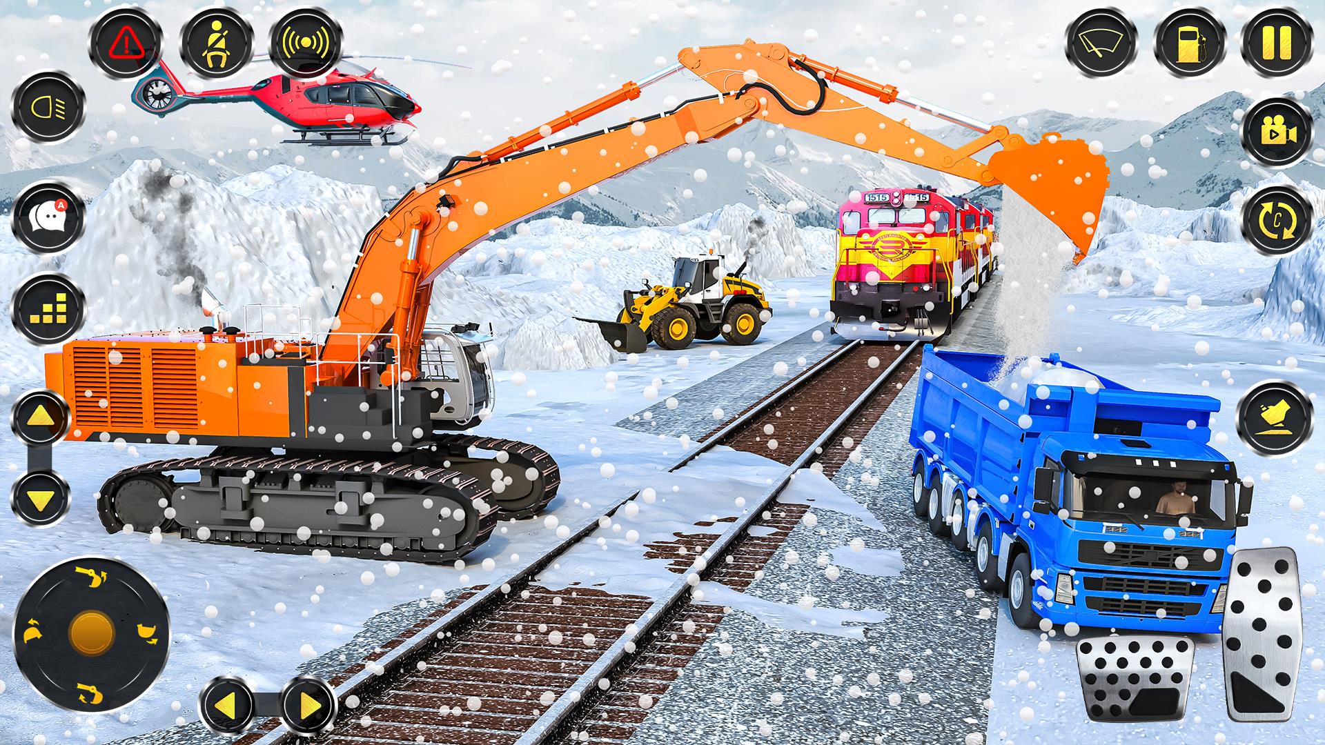 City Construction JCB Game 3D Ekran Görüntüsü 1